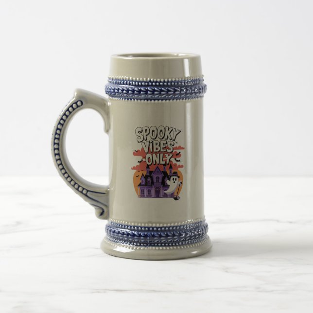 Grusel-Saison-Sprüche Bierglas (Links)