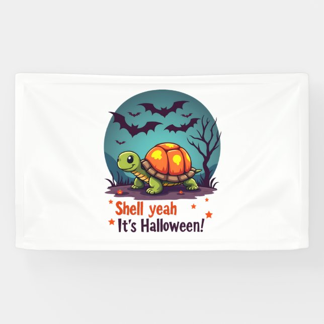 Grusel-Schildkröten-Überraschung Banner (Horizontal)