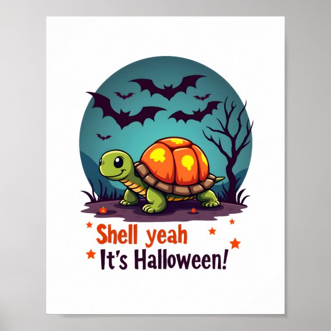 Grusel-Schildkröten-Überraschung Poster (Vorne)