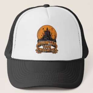 Grusel-Shirt der Haunted Town University zum Hallo Truckerkappe