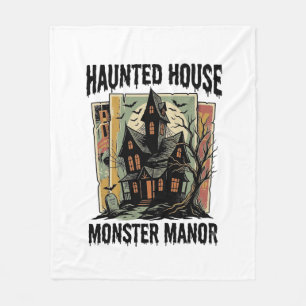 Grusel-Shirt mit Vintage-Design von Monster Manor Fleecedecke