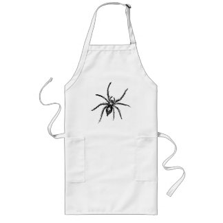 Grusel-Spinne für Halloween Lange Schürze