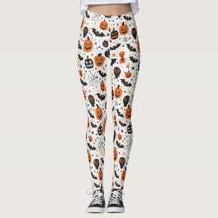 Grusel Süßes Halloween-Muster Leggings