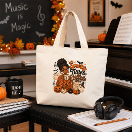 Grusel-Tunes-Kaffeetüte - Halloween-Geschenk Jumbo Stoffbeutel