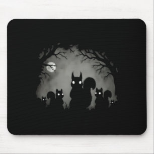 Gruselästhetik des Gothic Eichhörnchens Horror Gru Mousepad