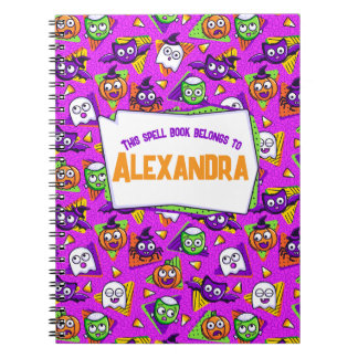 Gruselbuch Halloween personalisiertes Notizbuch Notizblock