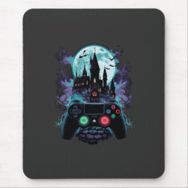Gruselburg-Horror-Gamer-Design Mousepad