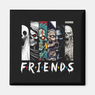Gruselcharaktere Freund Halloween Familie passend Magnet