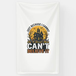 Gruselhaus Halloween Unglaublich Retro Banner