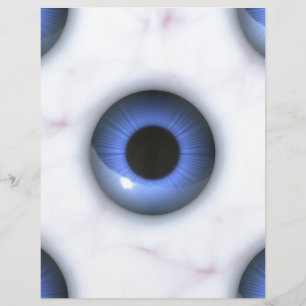 gruselig blaue Augen