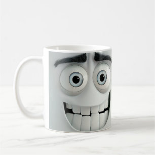 Gruselig-lustige sarkastische Gesichts-3D-Tasse-Wr Kaffeetasse