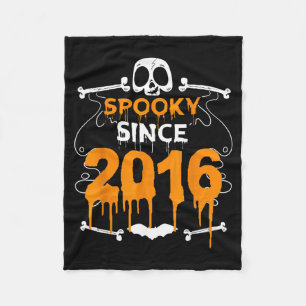 Gruselig seit Halloween-Geschenken zum 6. Geburtst Fleecedecke