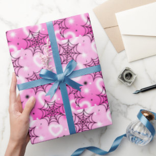 Gruselig süße Halloween-Grüße  Geschenkpapier