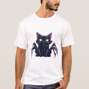 Gruselig Süße Katze Spinnenbeine & Herz-Augen Klas T-Shirt