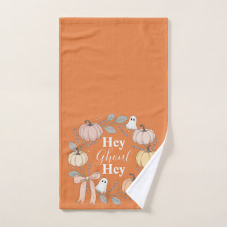 Gruselig Süßer Hey Ghoul Herbst Handtuch