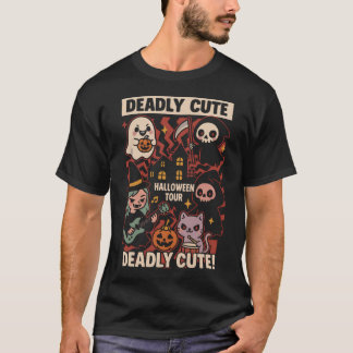 Gruselige Band-Crew – Geist, Hexe & Sensenmann K T-Shirt