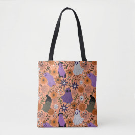 Gruselige Blumen Tasche