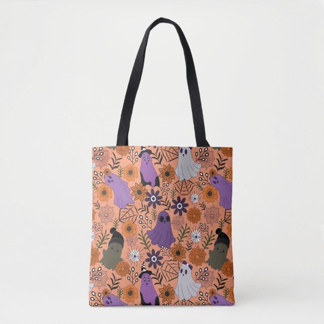 Gruselige Blumen Tasche (Vorderseite)
