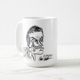 gruselige Bösewicht-Cartoon-Kunst Kaffeetasse