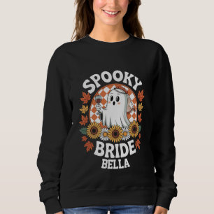 Gruselige Braut Geist Halloween Personalisiert  Sweatshirt