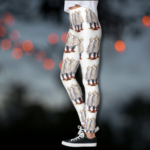 Gruselige Cowboy-Geister Halloween Leggings
