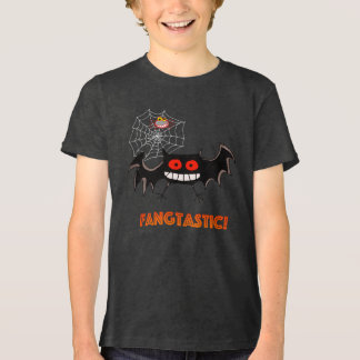 Gruselige Fangtastische Halloween-Party Tri-Blend Shirt