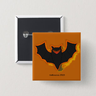 Gruselige Fledermaus Halloween-Taste   Oranges The Button