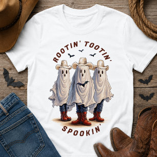 Gruselige Geist-Cowboys Halloween  T-Shirt