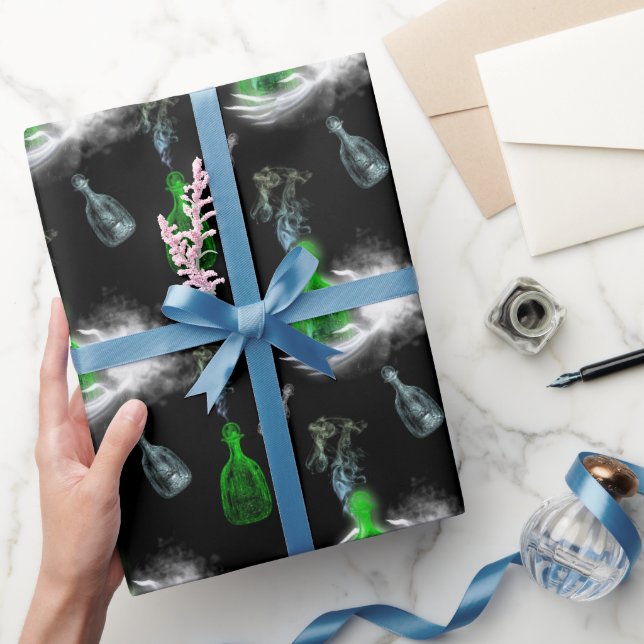 Gruselige Geisterhände Halloween  Geschenkpapier (Schenken)