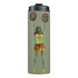 Gruselige Gothic Cheer Art Thermosbecher