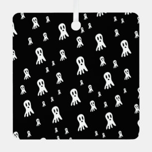 Gruselige gothische Geist-Illustration Ornament Aus Metall