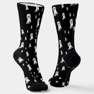 Gruselige gothische Geist-Illustration Socken