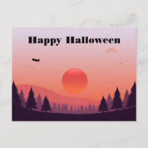 Gruselige Halloween-Grußkarte