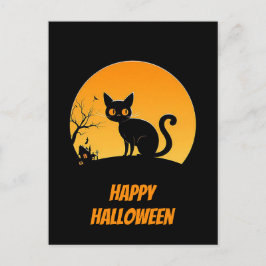 Gruselige Halloween-Grußkarte Postkarte