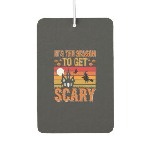 Gruselige Halloween-Hexen-Spookshaus-Design_1 Autolufterfrischer