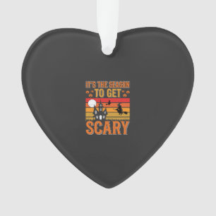 Gruselige Halloween-Hexen-Spookshaus-Design_1 Ornament