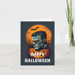Gruselige Halloween-Karte Karte