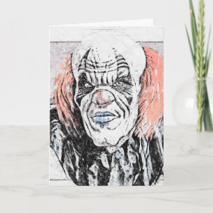 Gruselige Halloween-Karte Karte