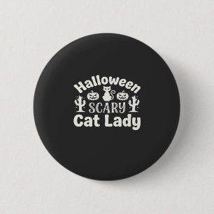 Gruselige Halloween-Katzenlady_1 Button