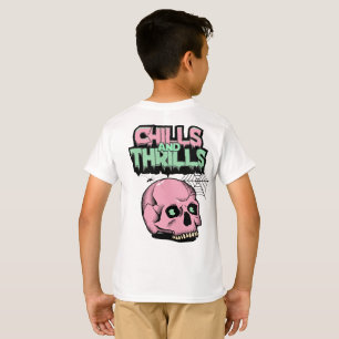 Gruselige Halloween-Kinder-T-Shirt mit Schaudern u T-Shirt