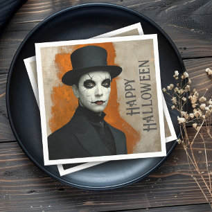 Gruselige Halloween-Kostümparty für Erwachsene Serviette