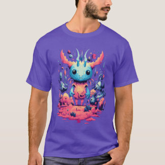 Gruselige Halloween-Monster Mädchen T-Shirt