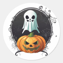 Gruselige Halloween-Nacht-Aufkleber: Gruseliger Sp