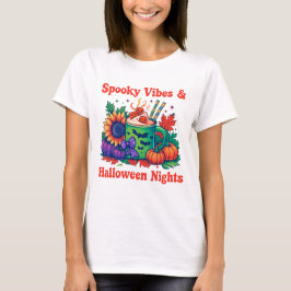 Gruselige Halloween-Nacht Lustiges T-Shirt