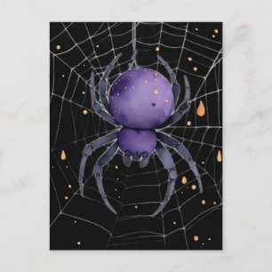 Gruselige Halloween-Nacht-Postkarte Postkarte
