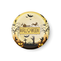 Gruselige Halloween-Nacht verzaubertes Herbst-Desi