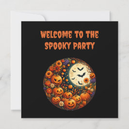 Gruselige Halloween-Party-Einladung anpassbar Einladung