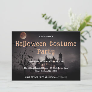 Gruselige Halloween-Party-Einladung Einladung