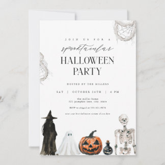 Gruselige Halloween-Party-Einladung für Erwachsene Einladung