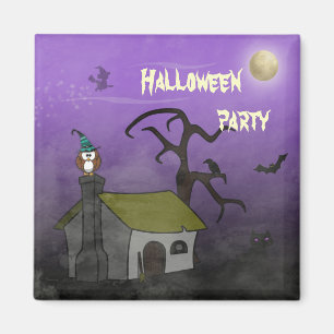 gruselige Halloween-Party Magnet